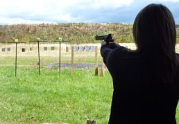 Hen party pistol shooting