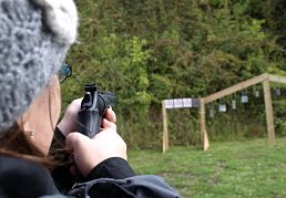 Groups pistol shooting