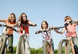 Kids cycle party