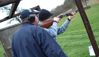 Clay shooting in Derbyshire and the Peak District
