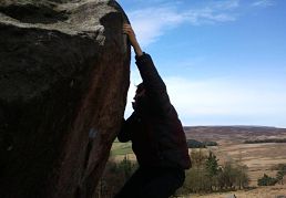 Rock climbing in the Peak District and Derbyshire