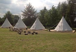 Stag and Hen Party Tipi Glamping in Derbyshire