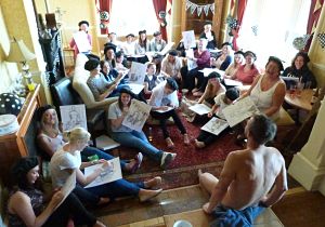 Hen Party Life Drawing HDK