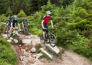 Hen party mountain biking in the Peak District HDK